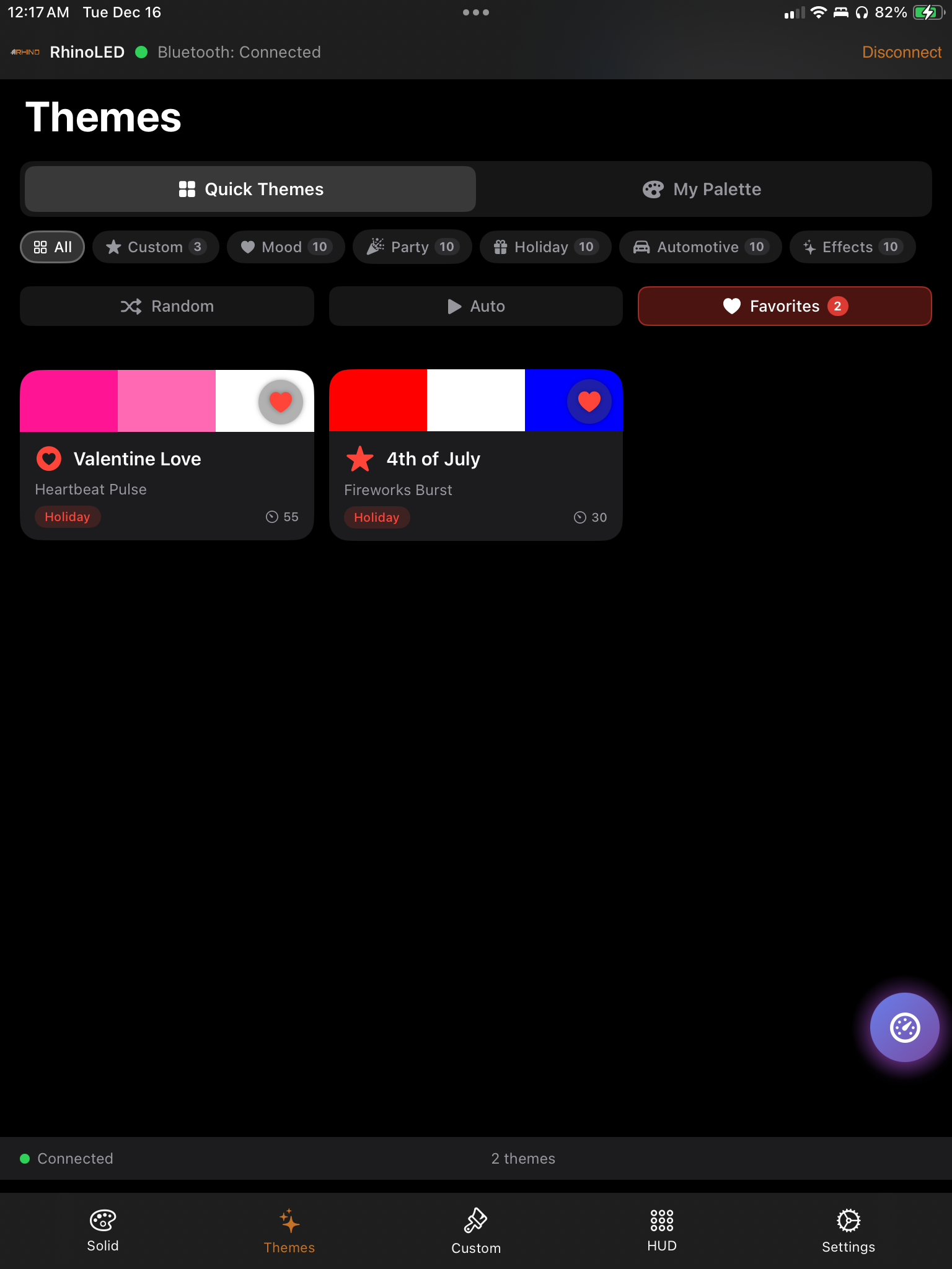 Favorite Themes